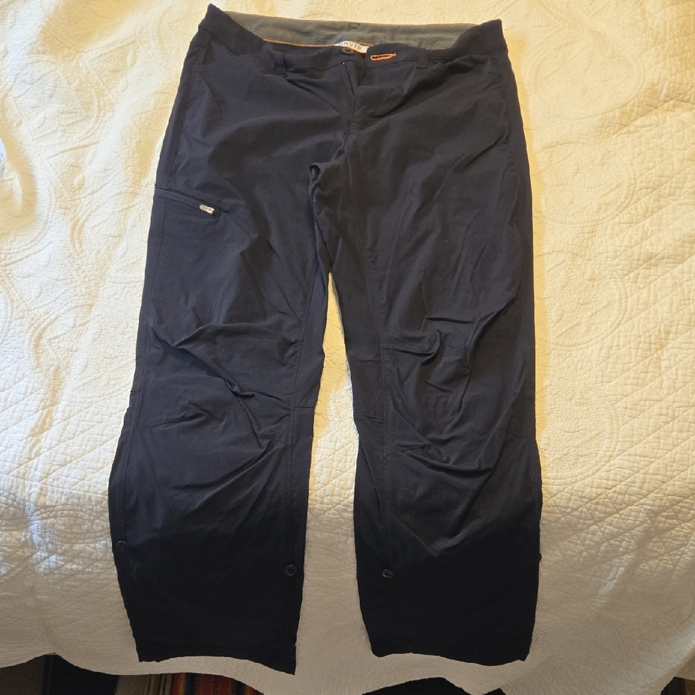 Orvis Women's Black Straight Leg Hiking Pants